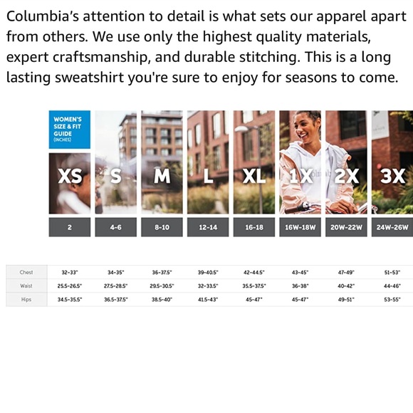 Columbia Women's Logo Hoodie, Dark Nocturnal Legacy - Picture 11 of 11